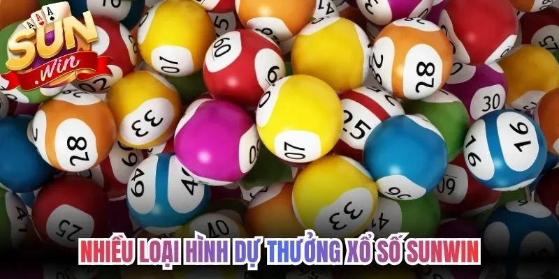 Nhiều loại hình dự thưởng xổ số Sunwin